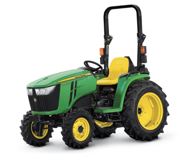 Stock image of John Deere tractor